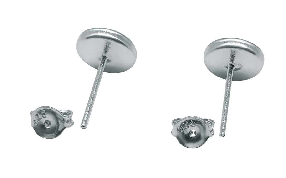 MYSTIC JEWELS - Pendientes Mal de Ojo turco pequeño en cristal - Plata de Ley 925