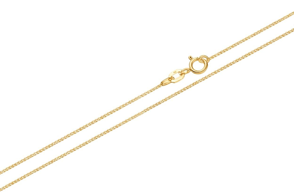 MYSTIC JEWELS – Cadena Fina de plata 925 Estilo Gourmette | 6 Medidas (40–70 cm) | Con Bolsa de Regalo