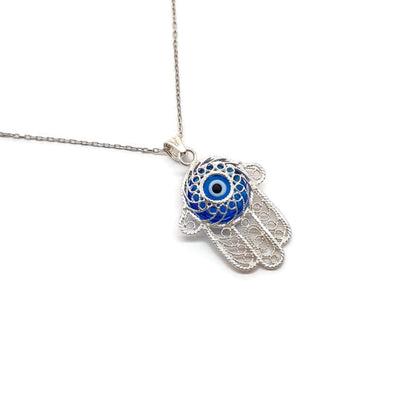 MYSTIC JEWELS by Dalia - Collar Filigrana con Ojo Turco Plata de Ley 925