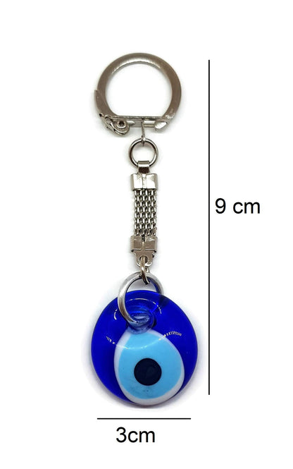 MYSTIC JEWELS - Llavero ojo turco en cristal