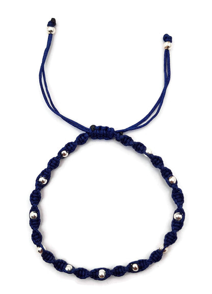 MYSTIC JEWELS - Pulsera Kabbalah de Hilo de Colores con Bolas, Amuleto, protección Mal de Ojo, Buena Suerte, Good Luck