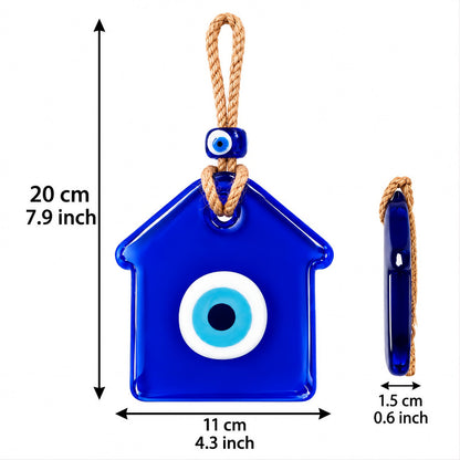 MYSTIC JEWELS - Adorno Ojo Turco de Cristal Colgante, 3 Formas