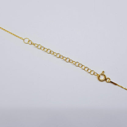 MYSTIC JEWELS by Dalia Collar con colgante en forma de Cruz, plata de ley 925, ópalo sintético, Longitud 40 cm + 5 cm Ajustable…