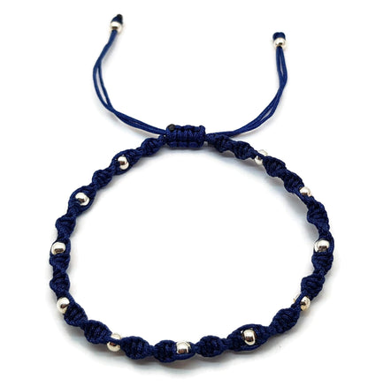 MYSTIC JEWELS - Pulsera Kabbalah de Hilo de Colores con Bolas, Amuleto, protección Mal de Ojo, Buena Suerte, Good Luck