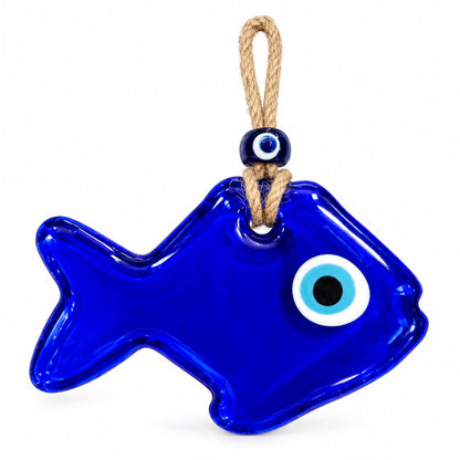 MYSTIC JEWELS - Adorno Ojo Turco de Cristal Colgante, Pez