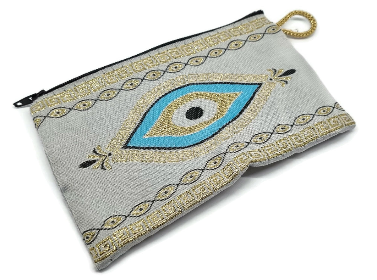 MYSTIC JEWELS - Monedero para Tarjetas, Llaves - diseño de Ojo para buene Suerte - Traditional (15x10cm) (Modelo 6)