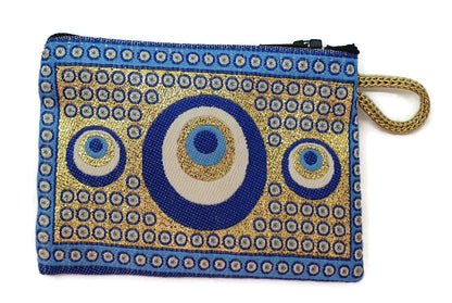 Mystic Jewels - Monedero Pequeño para Tarjetas, Llaves, metalicos - diseño de Alfombra - Turco Traditional (8x11cm)
