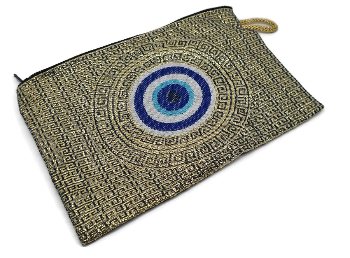 MYSTIC JEWELS - Monedero para Tarjetas, Llaves - diseño de Ojo para buene Suerte - Traditional (15x10cm) (Modelo 8)