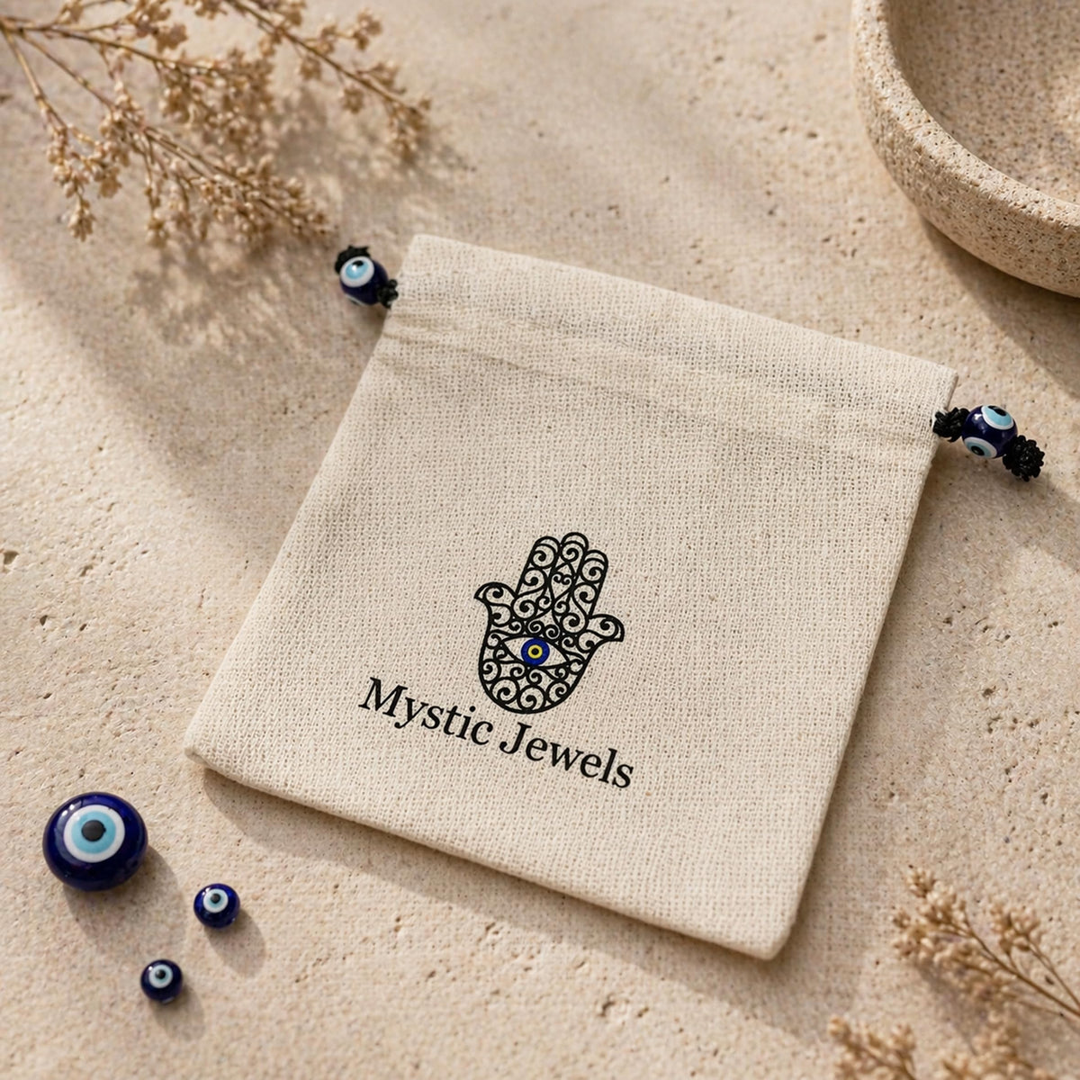 MYSTIC JEWELS By Dalia - Llavero Ojo Turco Mano de Fatima - Hamsa - Amuleto Buene Suerte - Good Luck Keychain - para Regalar