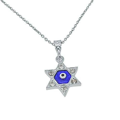 MYSTIC JEWELS By Dalia - Collar Minimalista Estrella de David Plata de Ley 925 esmaltada para regalar