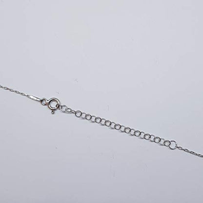 MYSTIC JEWELS By Dalia - Hand of Fatima with Infinity - 925 Sterling Silver - Gift for Good Luck (Silver)