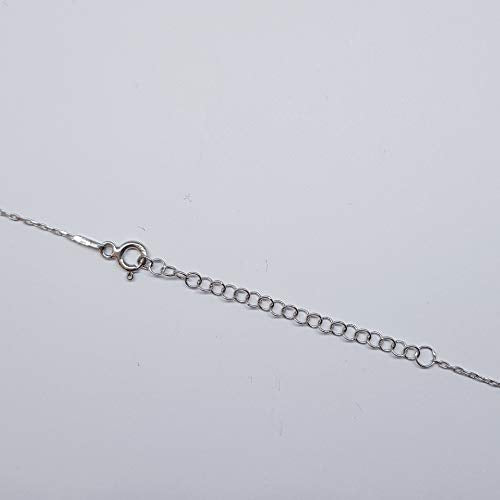 MYSTIC JEWELS par Dalia - Collier en argent sterling 925 - Symboles étoile de David et œil de bonne chance