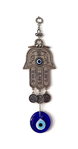 Mystic Jewels - Conception de maison de bénédiction Hamsa de la main de Fatima pour l'énergie, la chance et le succès