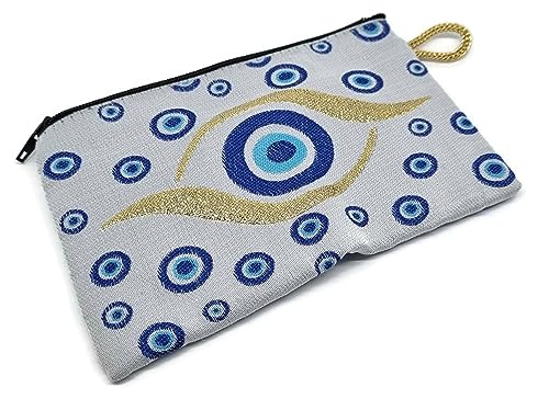 MYSTIC JEWELS - Wallet for Cards, Keys - Eye design for good luck - Traditional (15x10cm) (Model 3)