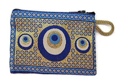 Mystic Jewels - Monedero Pequeño para Tarjetas, Llaves, metalicos - diseño de Alfombra - Turco Traditional (8x11cm) (Color1)