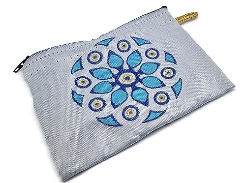 MYSTIC JEWELS - Wallet for Cards, Keys - Eye design for good luck - Traditional (15x10cm) (Model 5)
