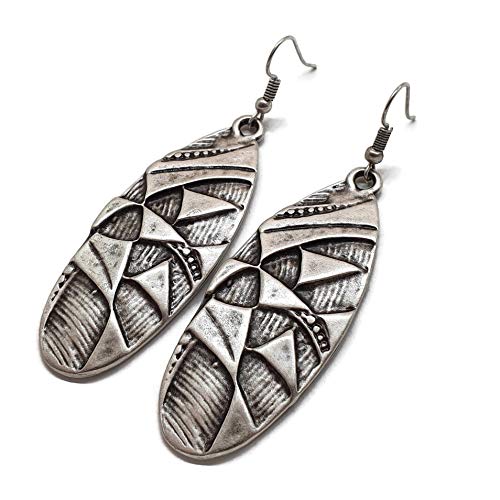 MYSTIC JEWELS By Dalia - Long earrings with silver-plated Hook for women (Model 1)