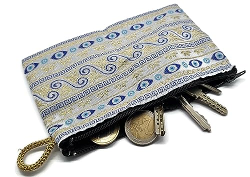 MYSTIC JEWELS - Wallet for Cards, Keys - Eye design for good luck - Traditional (15x10cm) (Model 9)