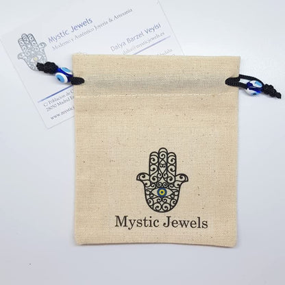 MYSTIC JEWELS - Bracelet en fil de jute | Fait à la main | Macrome pour la protection contre le mauvais œil et l'amitié | bonne chance avec les couleurs | Réglable (Vert)